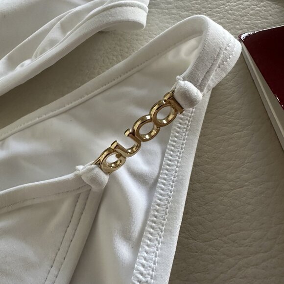 NWT GUCCI Sparkling Swimwear Swimsuit Jersey Bikini Set SZ L 100% Authentic - Picture 6 of 11